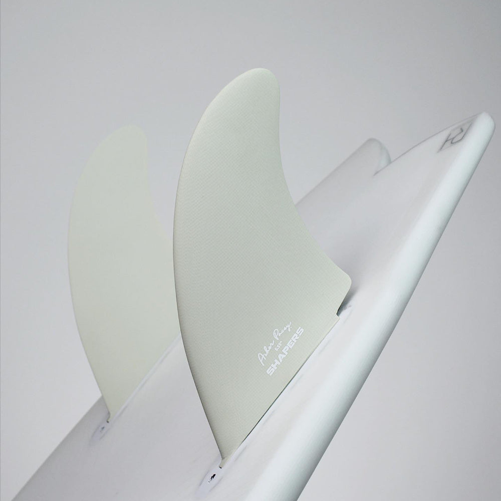 Shapers Fins - AP 5.5" Retro Keels (Futures) - Cool Grey
