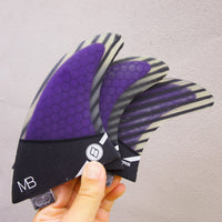 Shapers Fins - MB (FCS) Matt Banting - Purple - Small