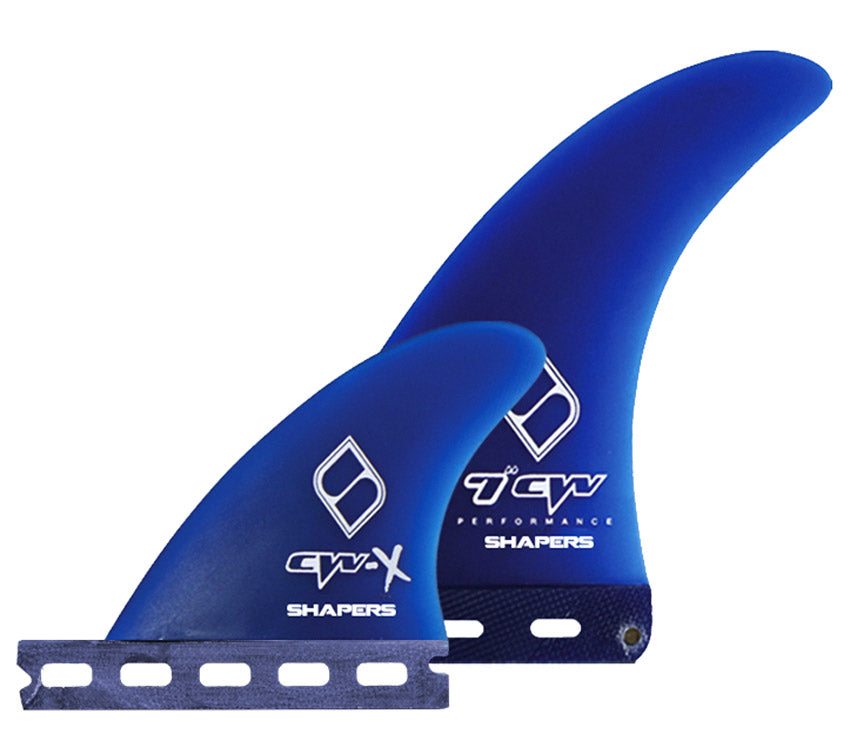 Shapers Fins - 7" Clearwater 2+1(Futures) - Blue