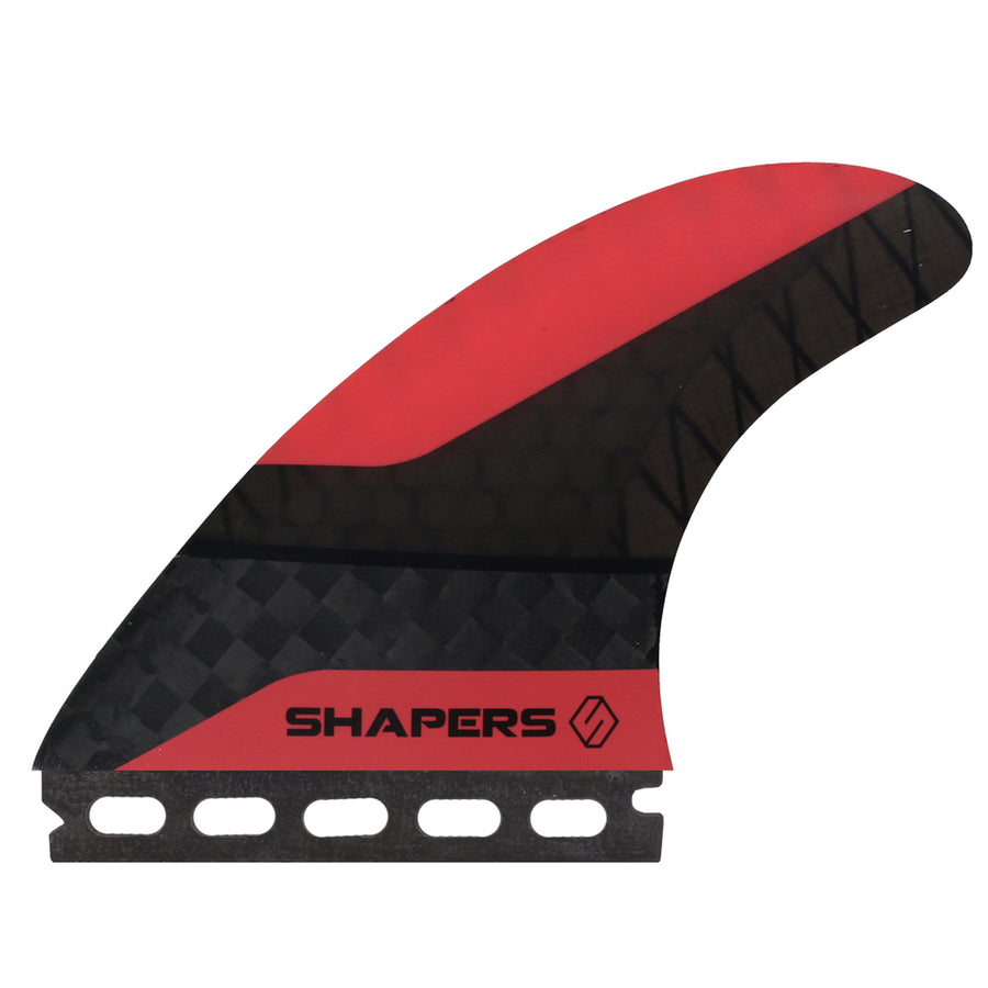 Shapers Fins - CarbonFlare Driver (Futures) - Red -Large