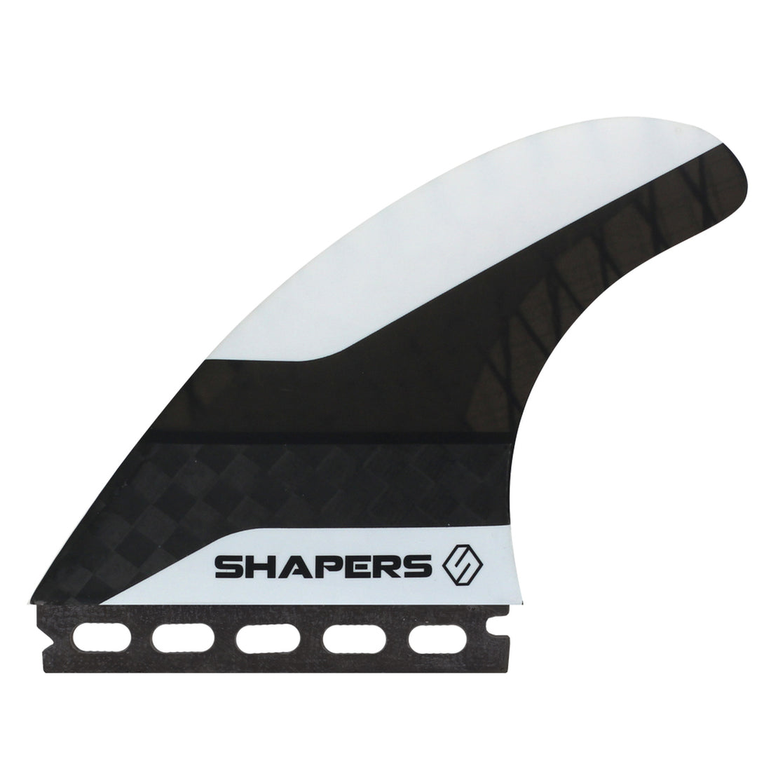 Shapers Fins - CarbonFlare Driver (Futures) - White - Medium/Large