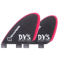 Shapers Fins - DVS Quad Butterfly Wings (FCS) Red