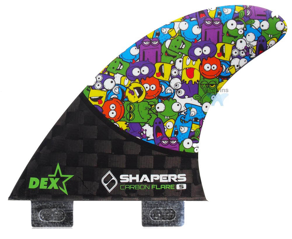 Shapers Fins - Dex Cartoon (FCS) - Small