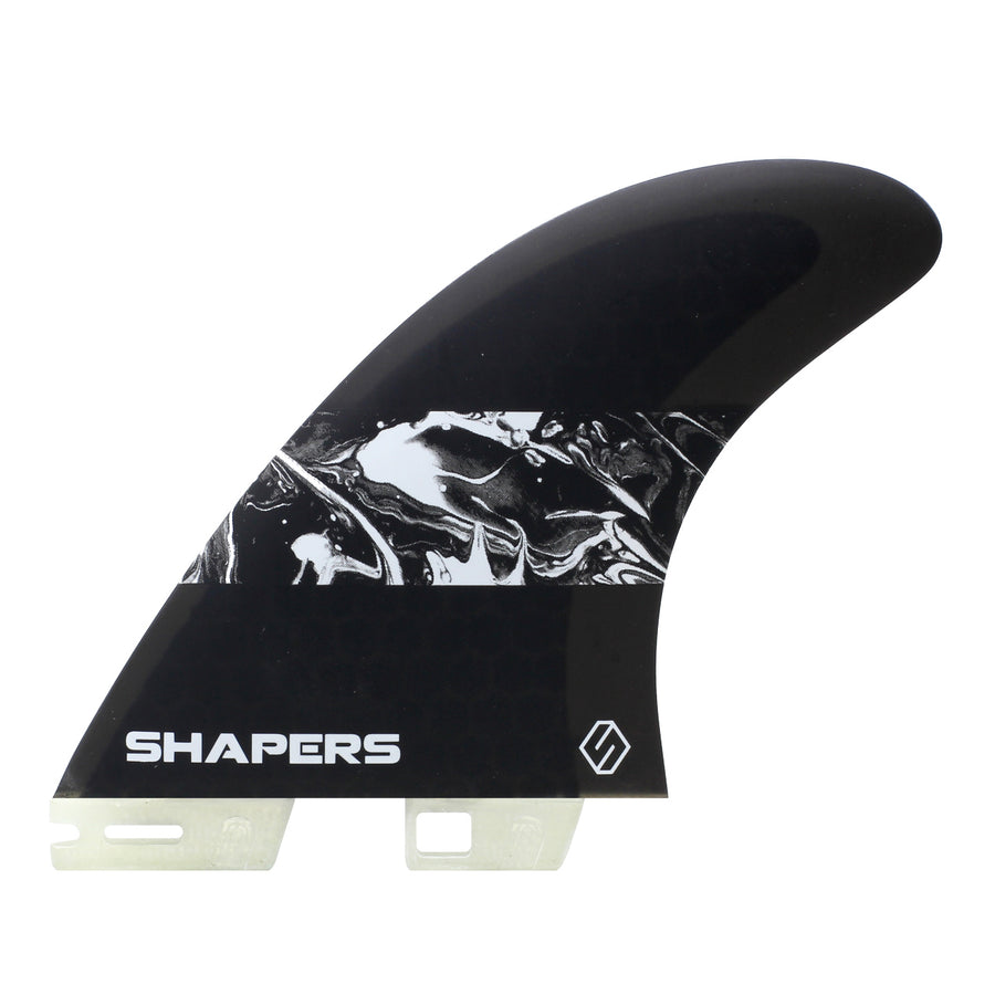 Shapers Fins - Large Core-Lite S2 - White (FCS 2 Compatible)