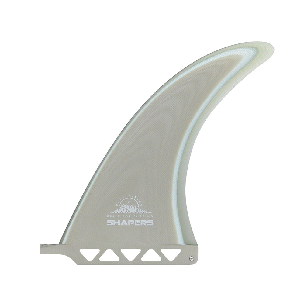 Shapers Fins - 9" Flex - Tan White