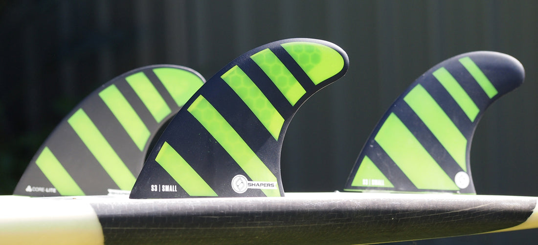 Shapers Fins - S3 (FCS) - Green - Small