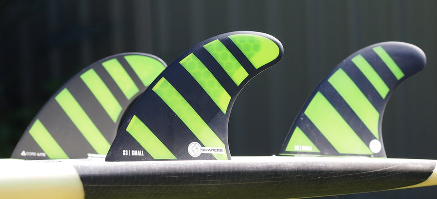 Shapers Fins - S3 (FCS) - Green - Small