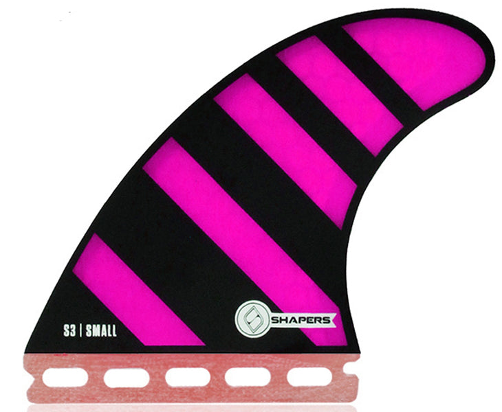 Shapers Fins - S3 (Future) - Pink - Small