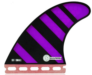 Shapers Fins - S3 (Future) - Purple - Small