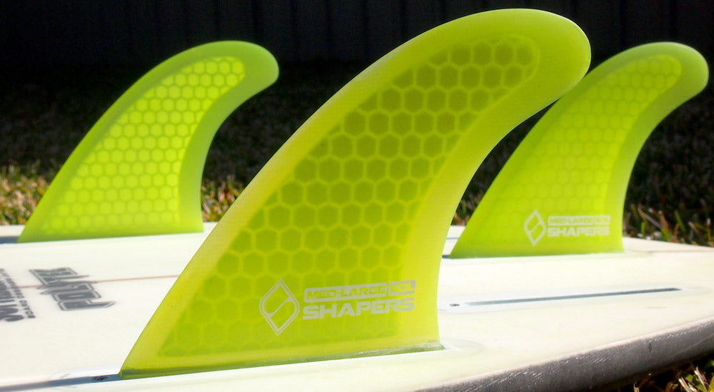 Shapers Fins - S6-SDL  (Future) - Yellow - Medium/Large