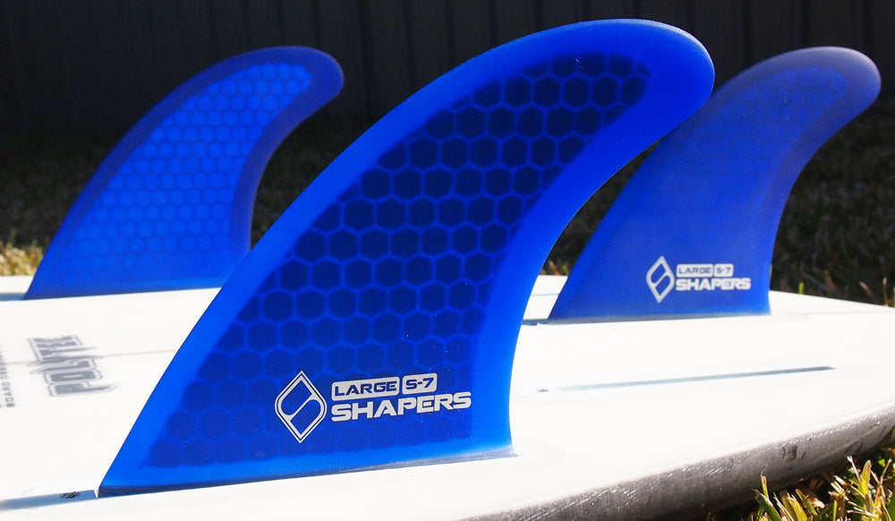 Shapers Fins - S7 (Future) - Blue - Large