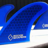 Shapers Fins - S7 (Future) - Blue - Large