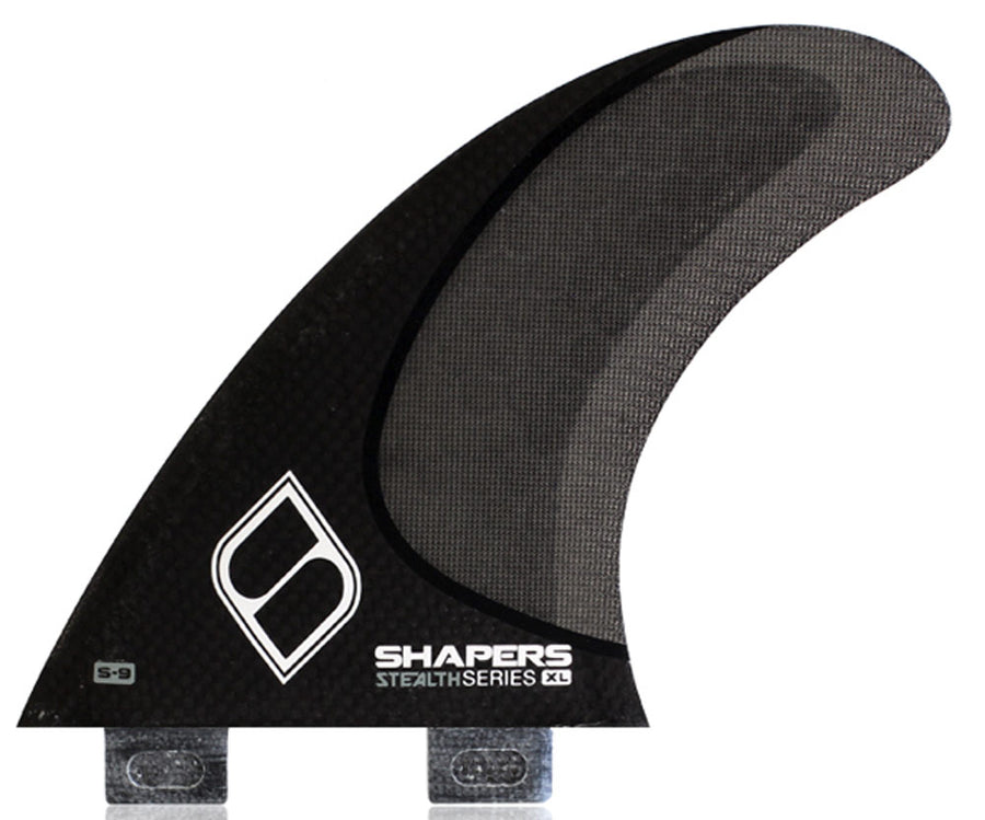 Shapers Fins - S9 (FCS) - Black - X-Large