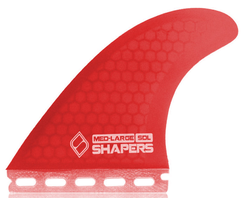 Shapers Fins - S6-SDL (Future) - Red - Medium/Large