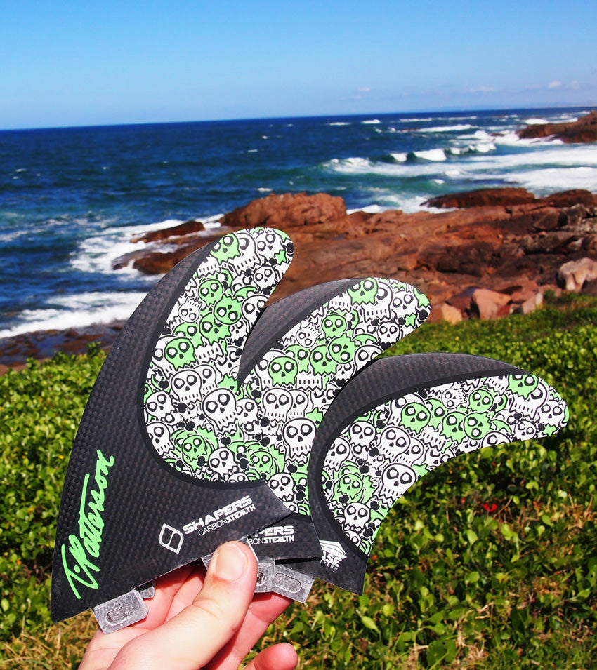 Shapers Fins - TP Timmy Patterson - Skulls - Medium/Large