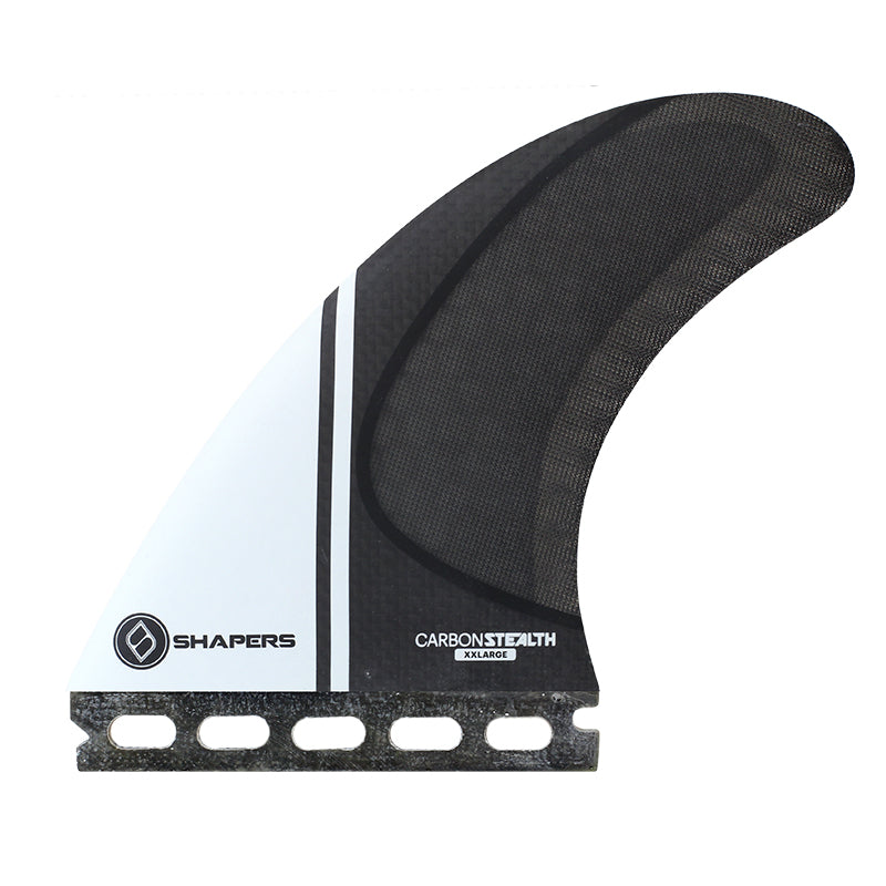 Shapers Fins - XX-Large Stealth (Futures) - White
