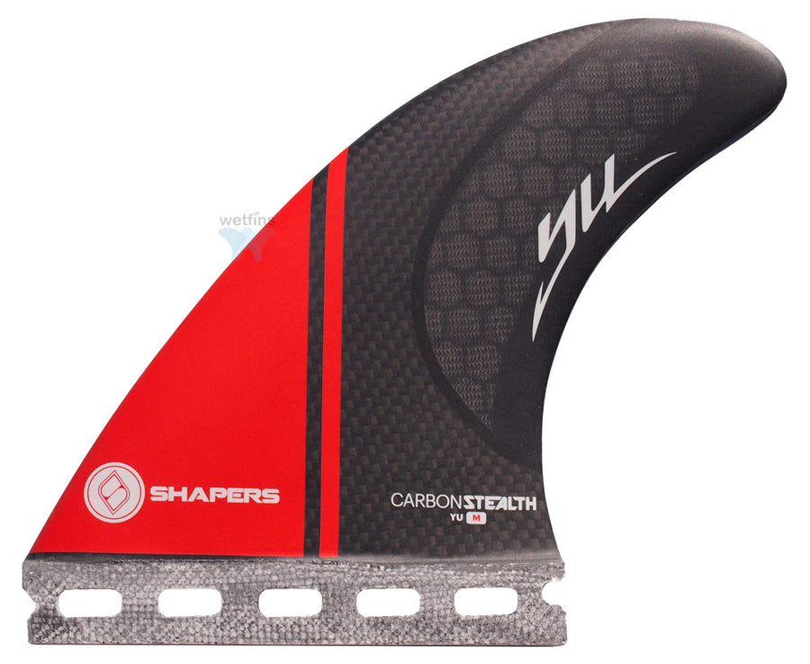 Shapers Fins - YU-Yoshinori Ueda (Futures) - Quad Red - Medium