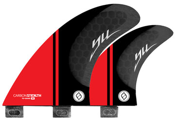 Shapers Fins - YU-Yoshinori Ueda (FCS) - Quad Red - Medium