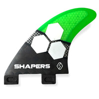 Shapers Fins - AM1 Spectrum Quad Rears (FCS1) - Green - Medium