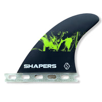 Shapers Fins - Corelite - Quad Rears (Futures) - Green