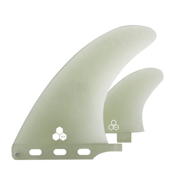 Shapers Fins - 2+1 Channel Islands, 6.5" + 3.6" FCS Sides - Natural