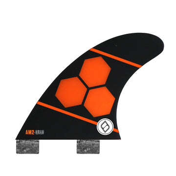 Shapers Fins - AM2 Quad Rears (FCS) - Orange - Large