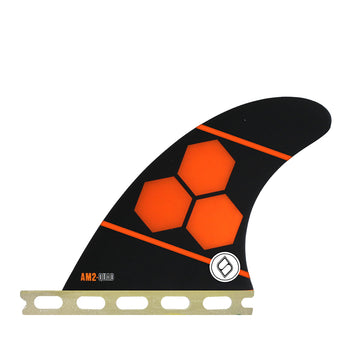 Shapers Fins - AM2 Quad Rears (Future) - Orange - Large