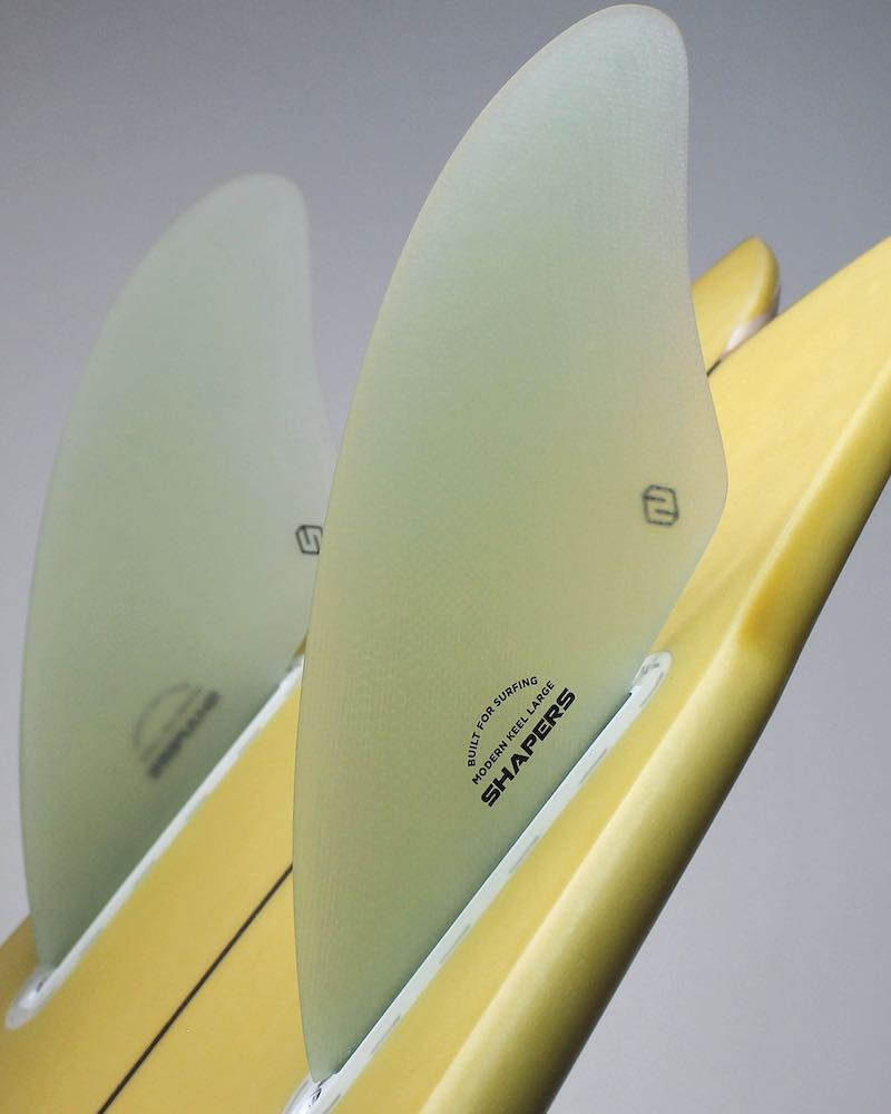 Shapers Fins - Modern Keel Fins (Futures) - Natural