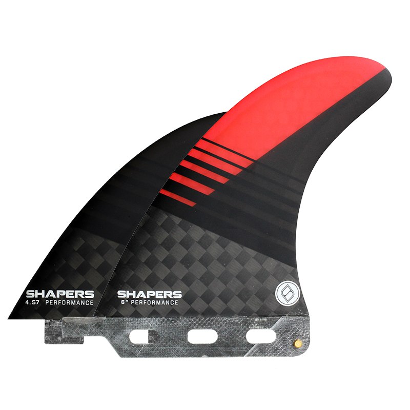 Shapers Fins - 6" Performance - 2+1(FCS)