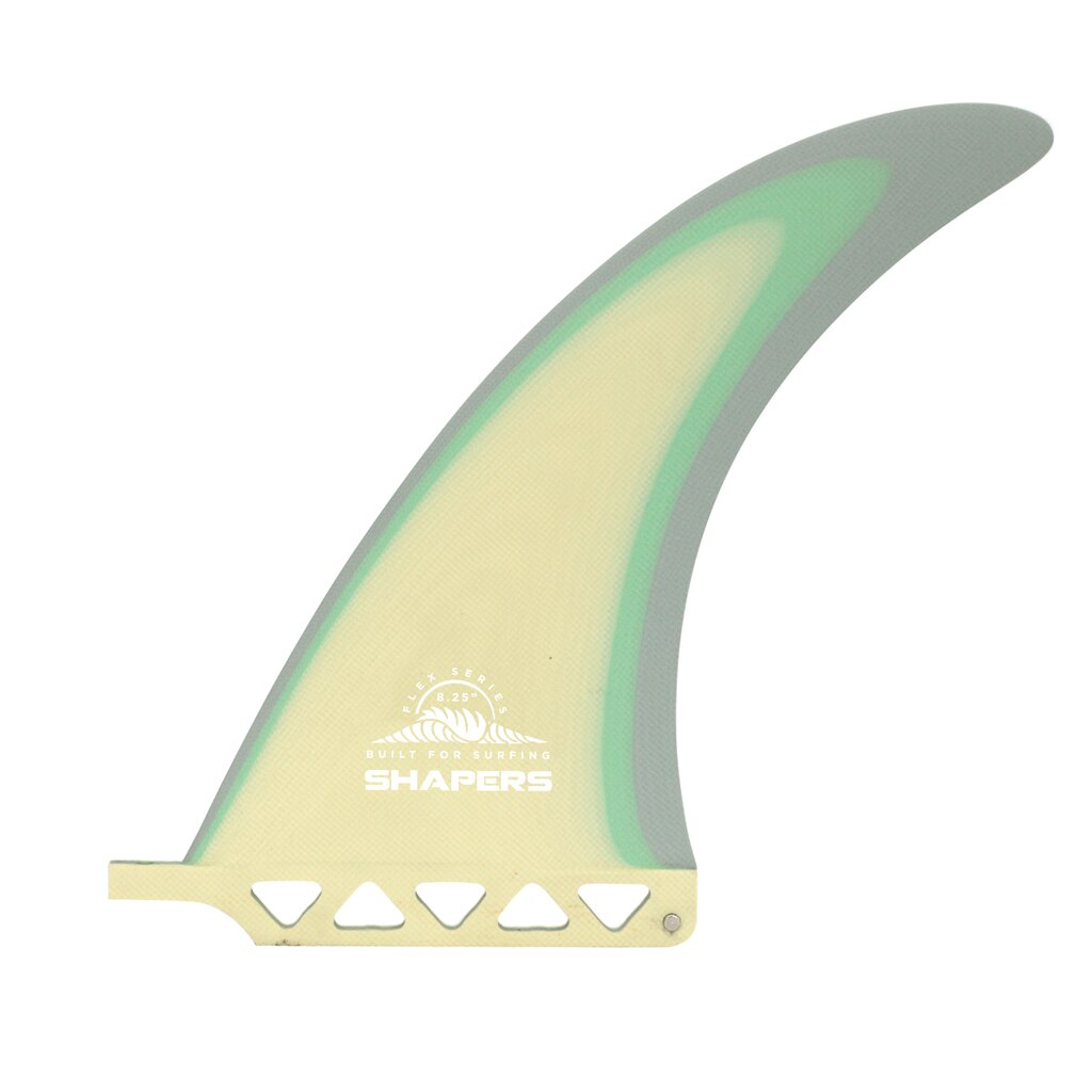 Shapers Fins - 8.25" Flex - Lemon Mint Grey