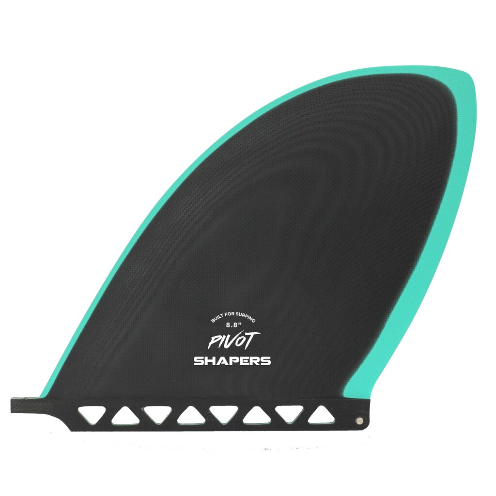 Shapers Fins - 8.8" Pivot (D-Fin) - Black Mint