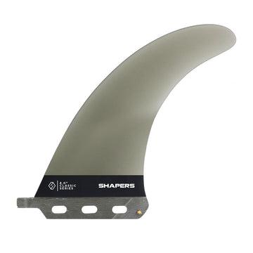 Shapers Fins - 8" Dolphin - Smoke
