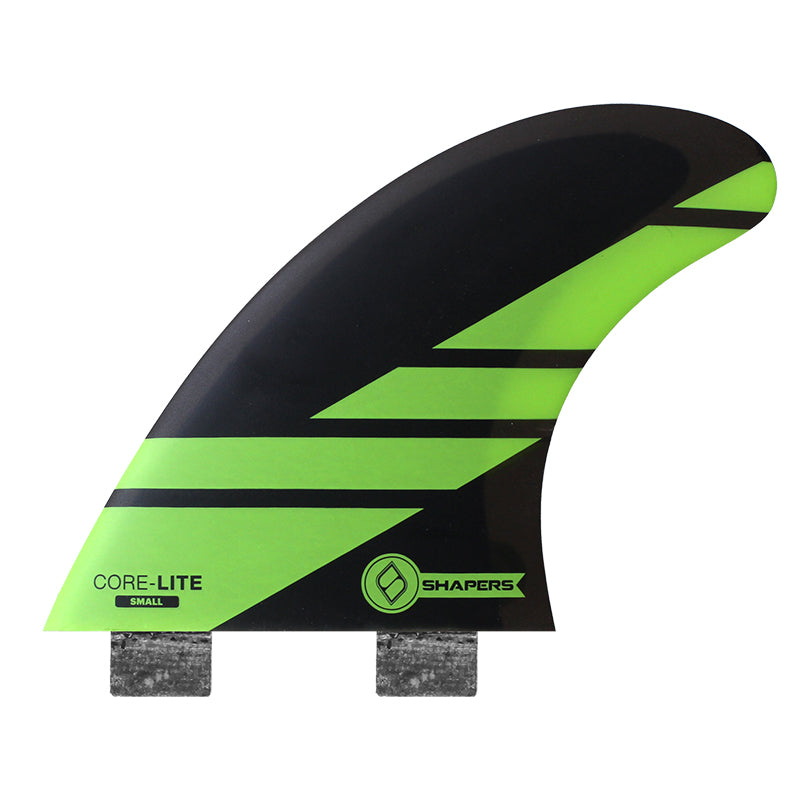 Shapers Fins - Corelite Small (FCS) - Green – Wetfins