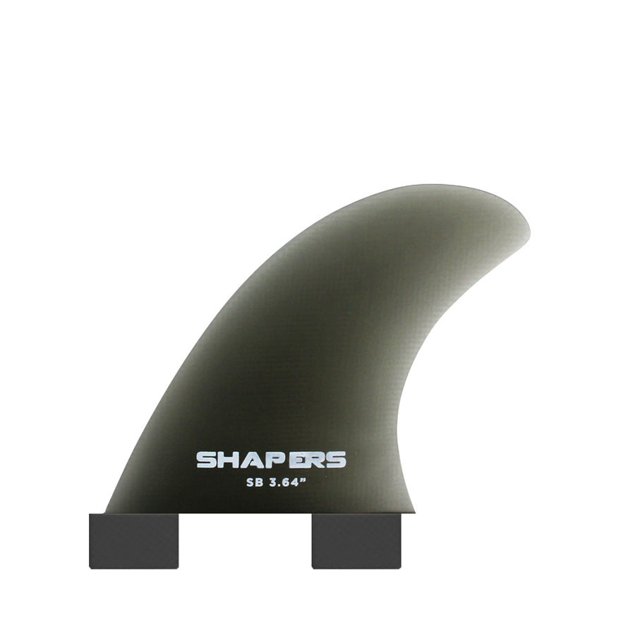 Shapers Fins - SB 3.64" Side Fins (FCS1) - Translucent Black
