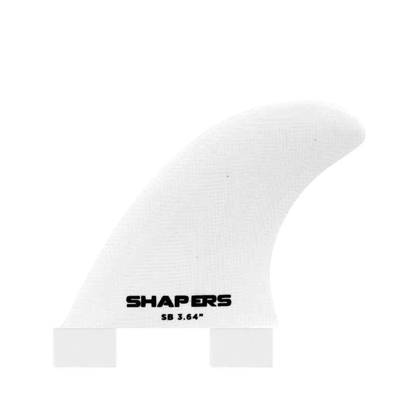 Shapers Fins - SB 3.64" Side Fins (FCS1) - White