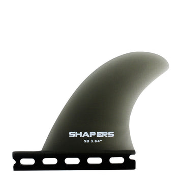 Shapers Fins - SB 3.64" Side Fins (Futures) - Translucent Black
