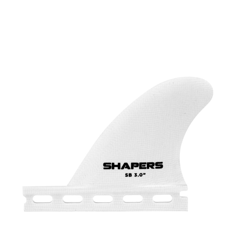 Shapers Fins - SB 3" Side Fins (Futures) - White