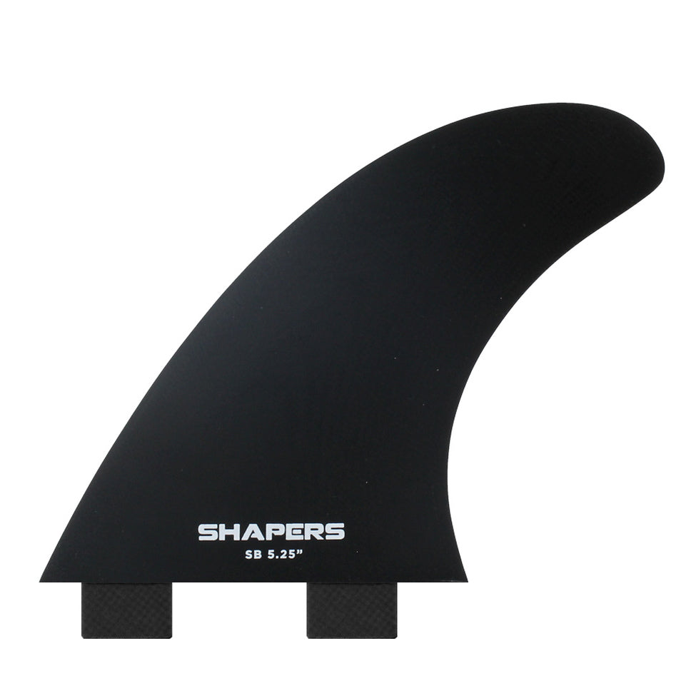 Shapers Fins - SB 5.25" Side Fins (FCS1) - Black