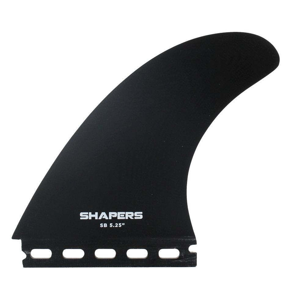 Shapers Fins - SB 5.25" Side Fins (Future) - Black