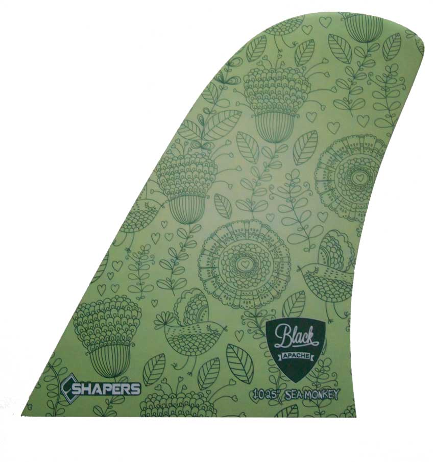 Shapers Fins - 10.25" Sea Monkey (Glass On)