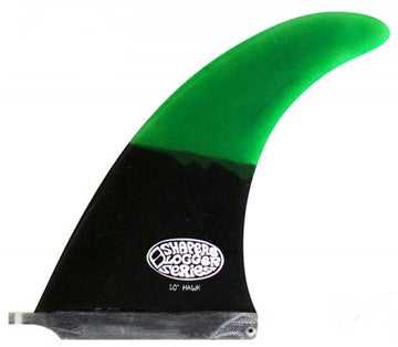 Shapers Fins - 10" Hawk - Green/Black