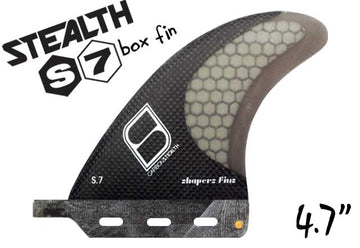 Shapers Fins - 4.7" - S7 - Brown - Large