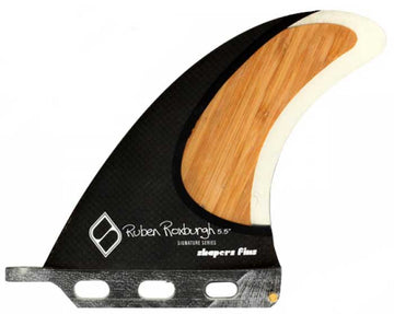 Shapers Fins - 5.5" Ruben Roxburgh - Bamboo Inlay