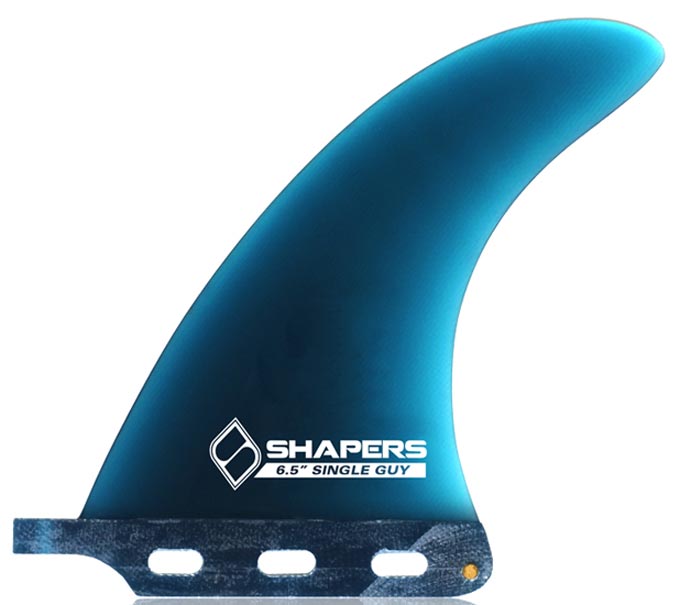 Shapers Fins - 6.5" Single Guy - Blue