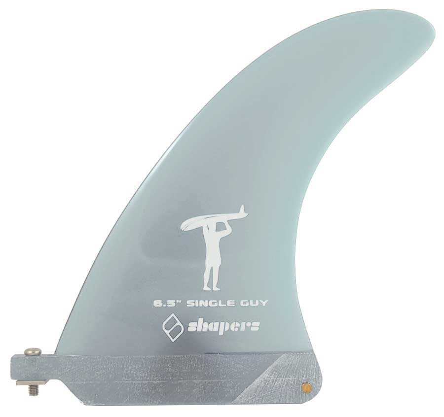 Shapers Fins - 6.5" Single Guy - Clear