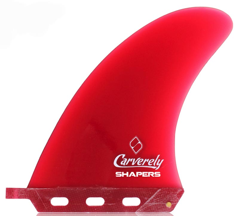 Shapers Fins - 7.3" Carverly - Red
