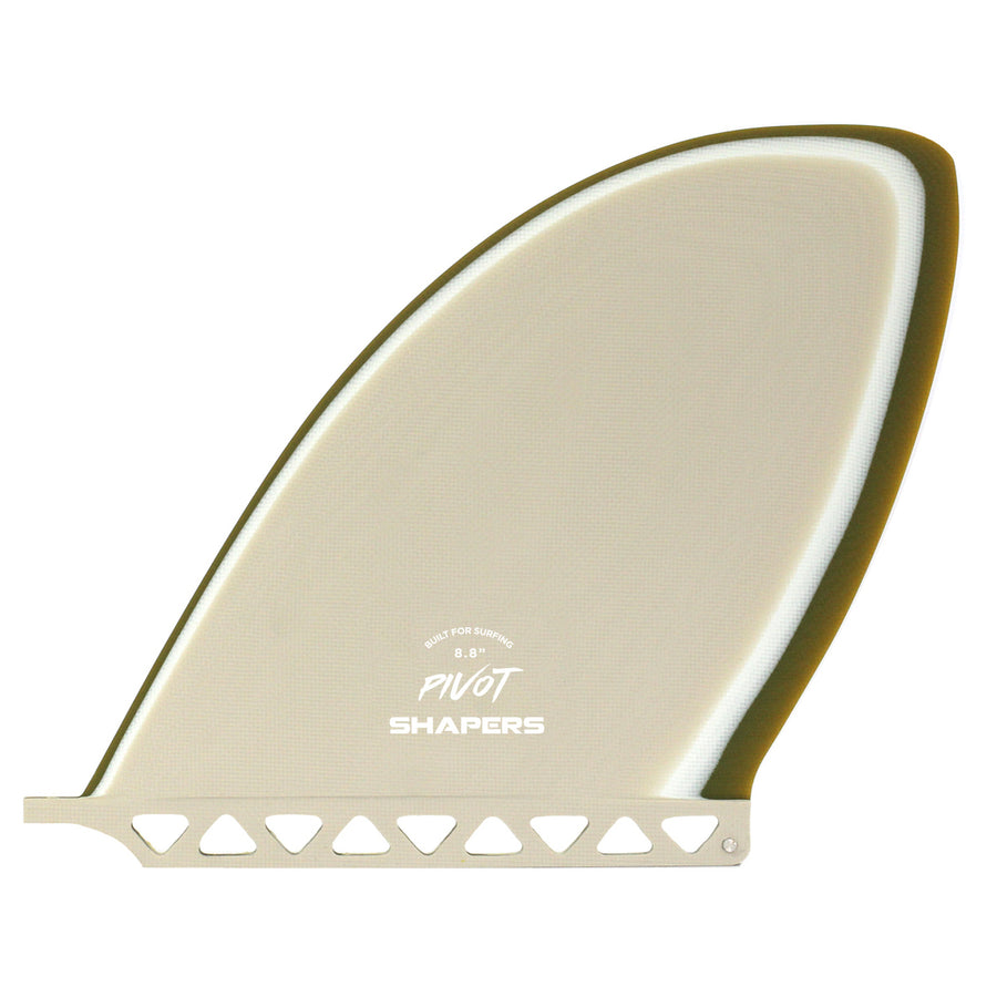 Shapers Fins - 8.8" D-Fin - Tan White Olive