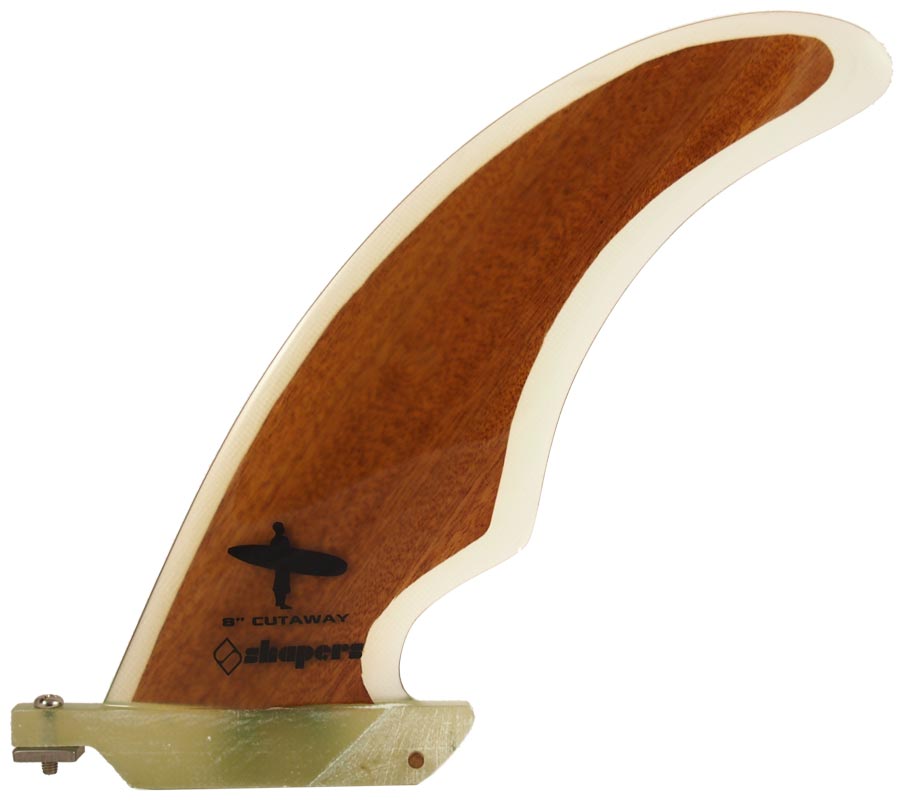 Shapers Fins - 8" Cutaway - Bamboo