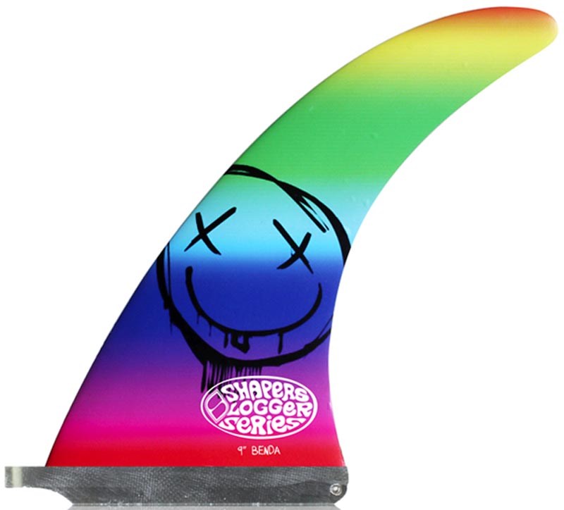 Shapers Fins - 9" Benda - Rainbow