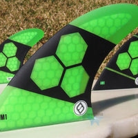 Shapers Fins - AM1 - Al Merrick (Future) - Green - Medium